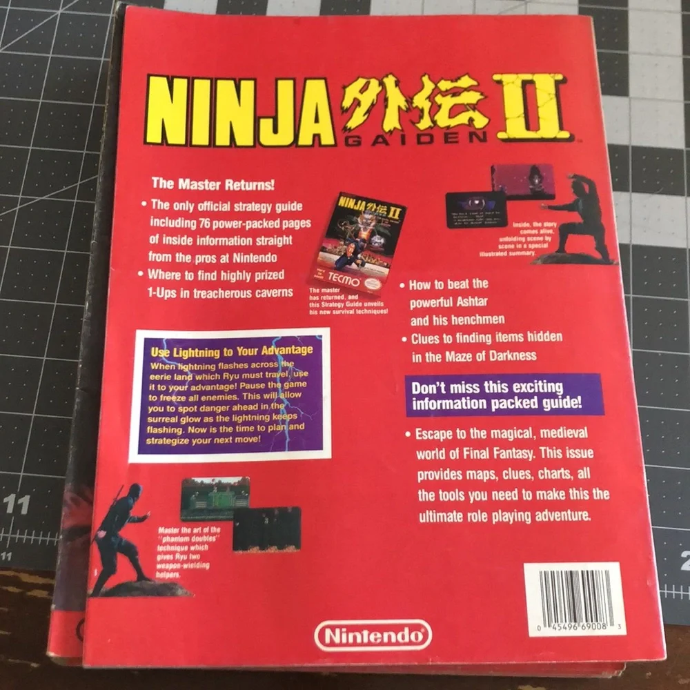 Vintage Nintendo Power Strategy Guide#2/volume 15 Ninja Gaiden II